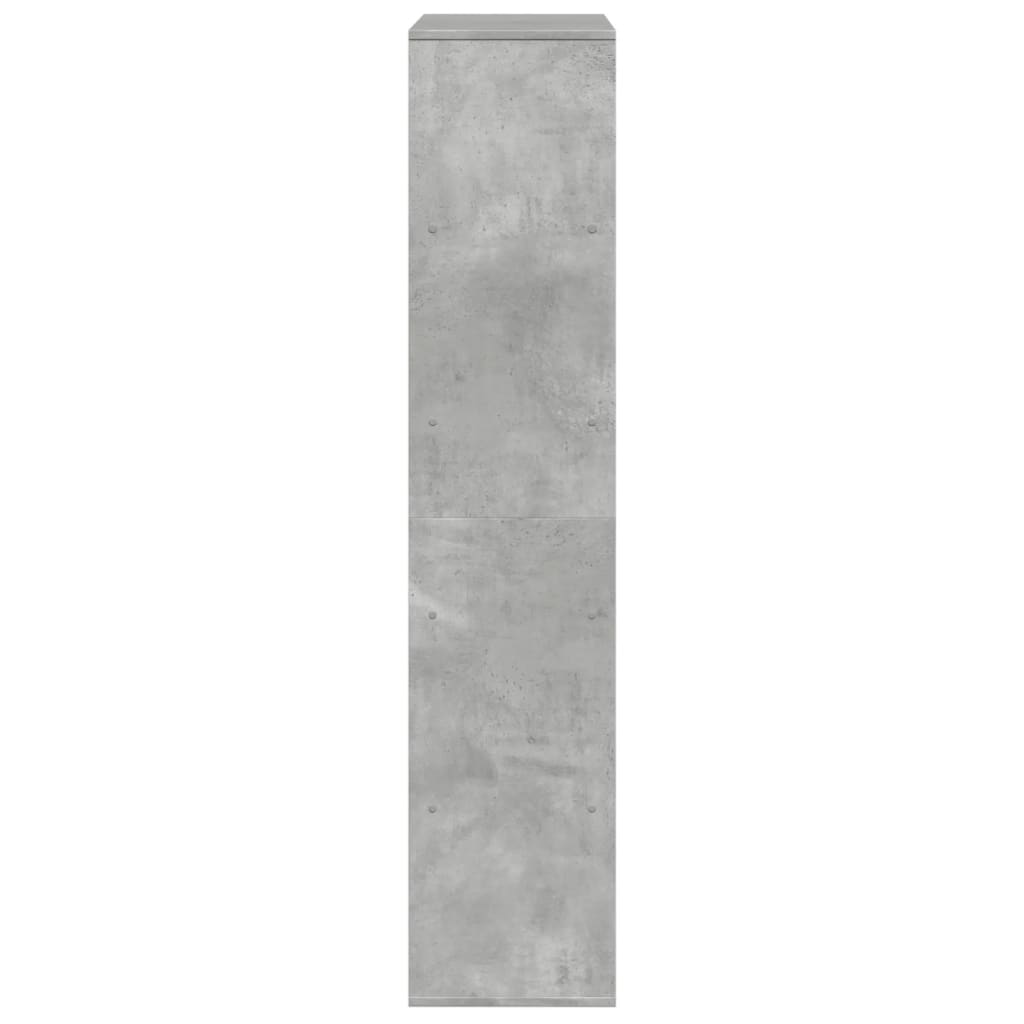 vidaXL Regał, szarość betonu, 100x33x156,5 cm, materiał drewnopochodny