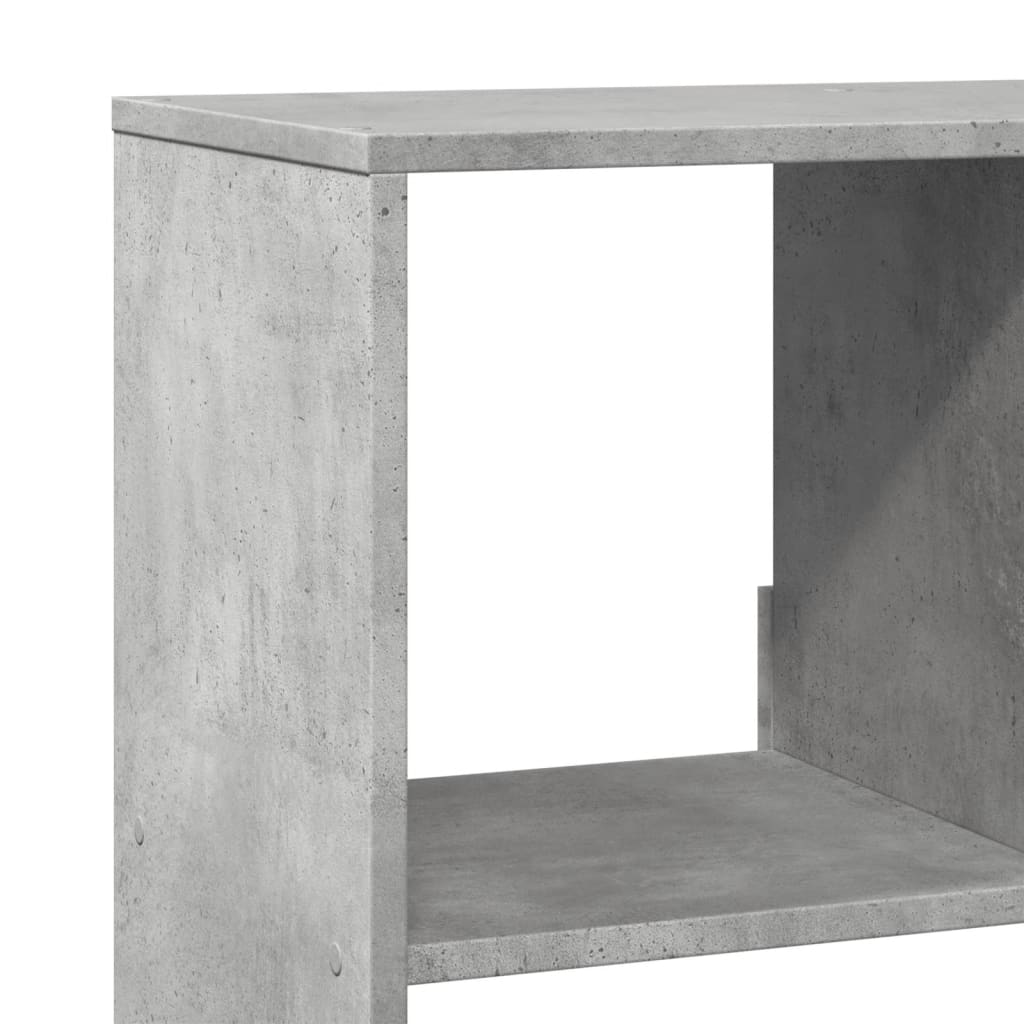 vidaXL Regał, szarość betonu, 100x33x156,5 cm, materiał drewnopochodny