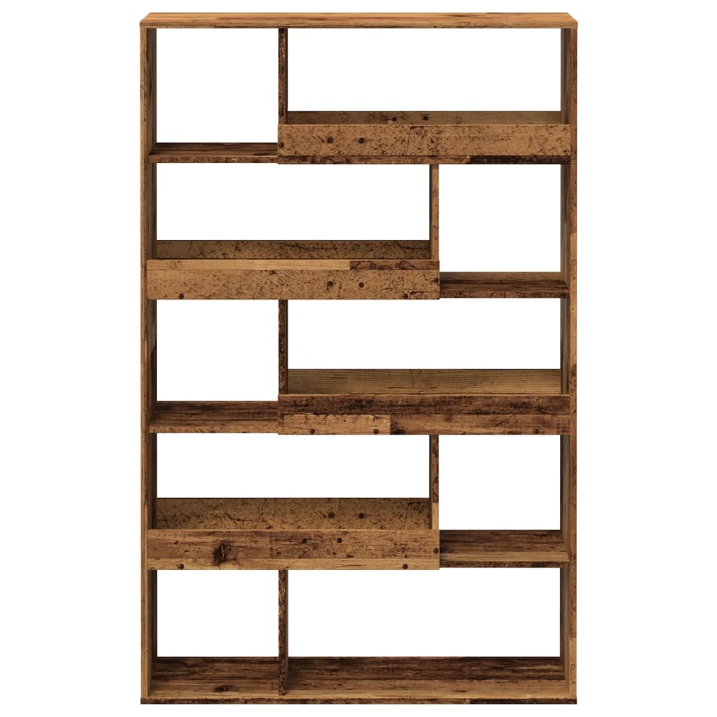 vidaXL Regał, stare drewno, 100x33x156,5 cm, materiał drewnopochodny