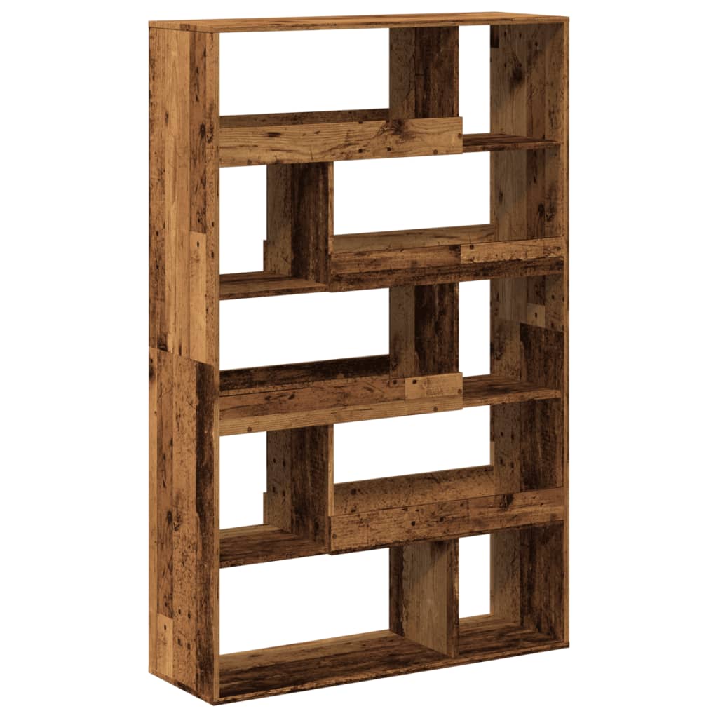 vidaXL Regał, stare drewno, 100x33x156,5 cm, materiał drewnopochodny