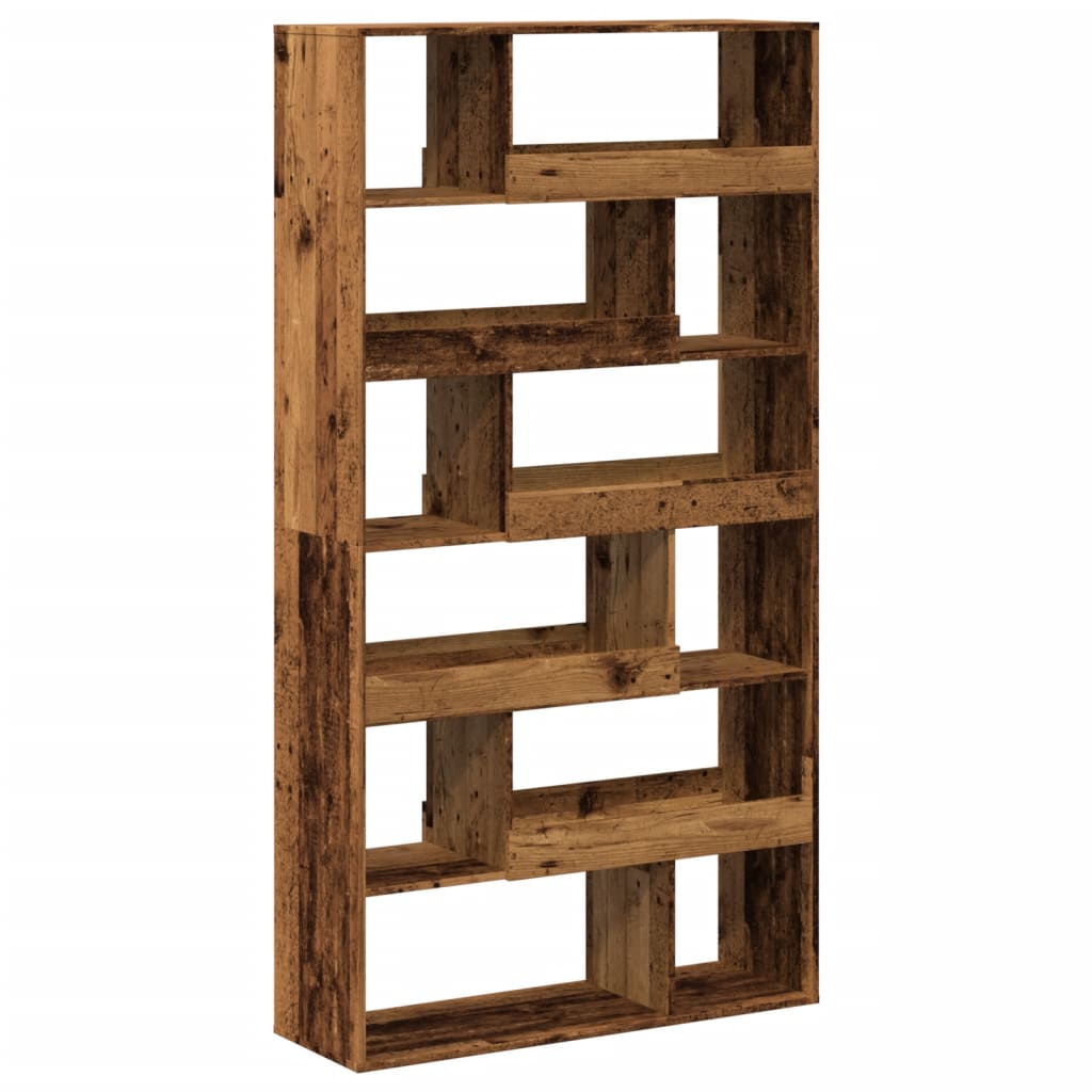 vidaXL Regał, stare drewno, 100x33x187,5 cm, materiał drewnopochodny