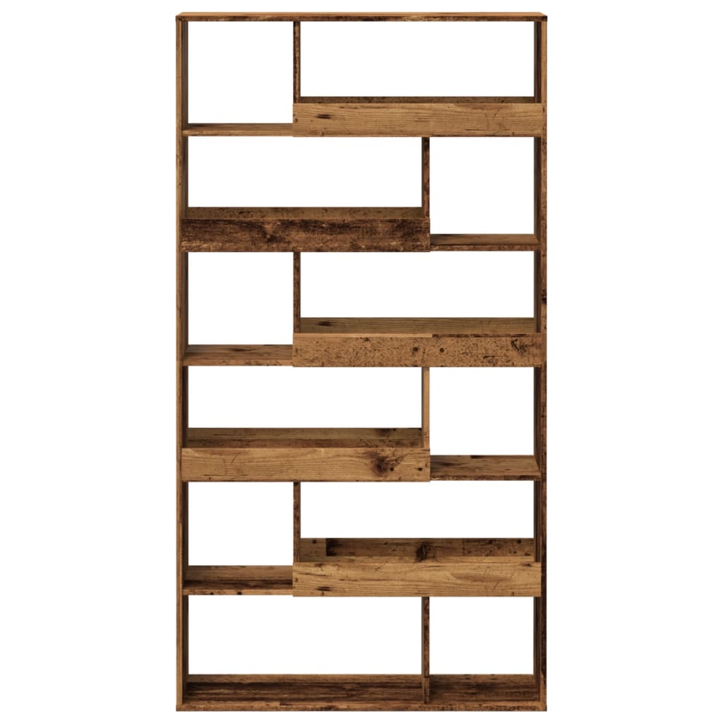vidaXL Regał, stare drewno, 100x33x187,5 cm, materiał drewnopochodny