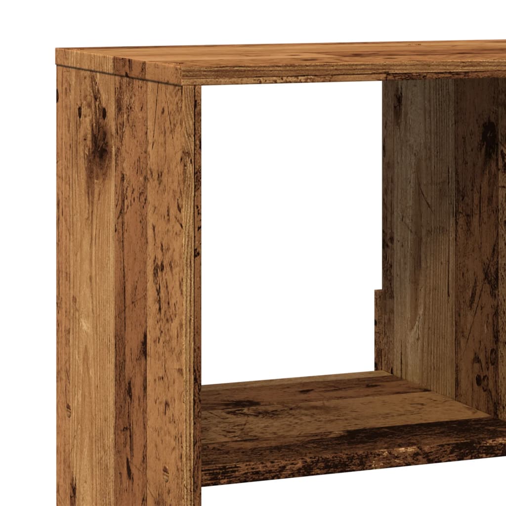 vidaXL Regał, stare drewno, 100x33x187,5 cm, materiał drewnopochodny