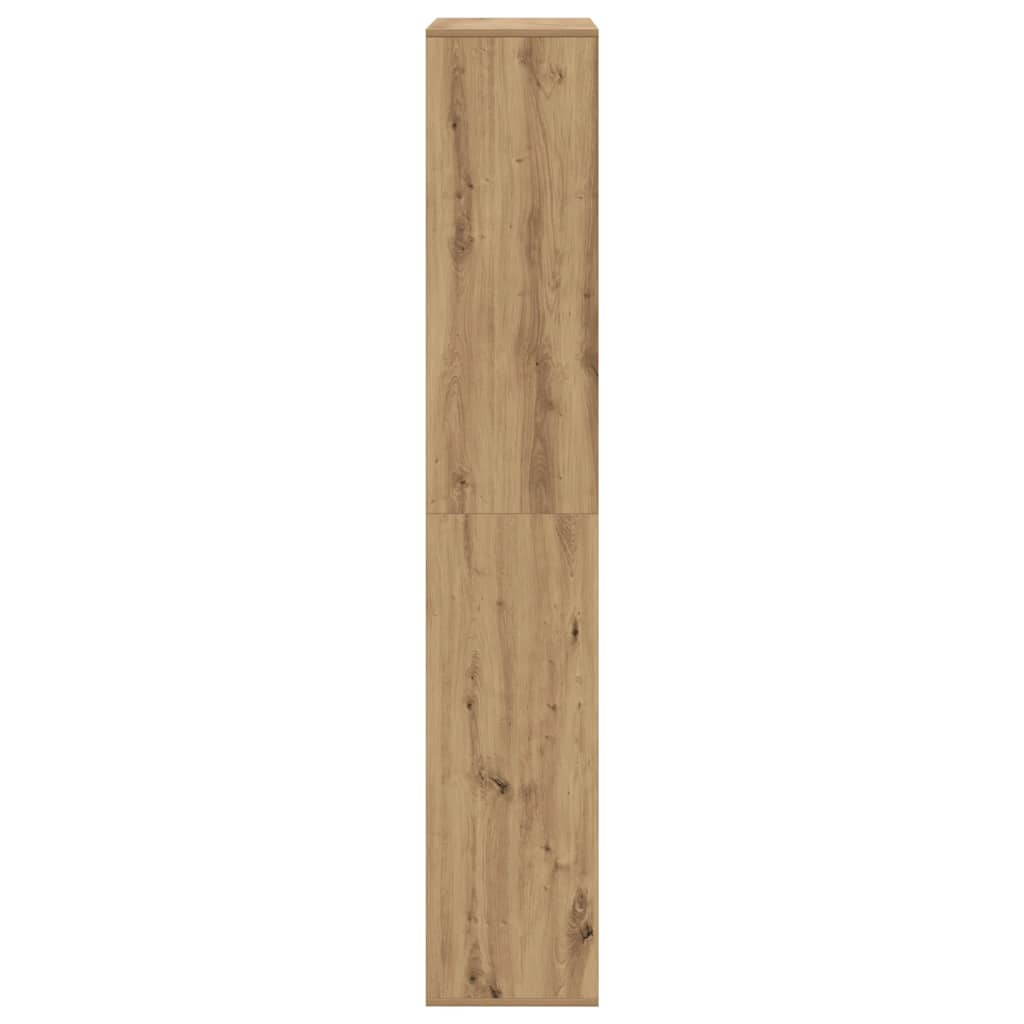 vidaXL Regał, dąb artisian, 100x33x187,5 cm, materiał drewnopochodny