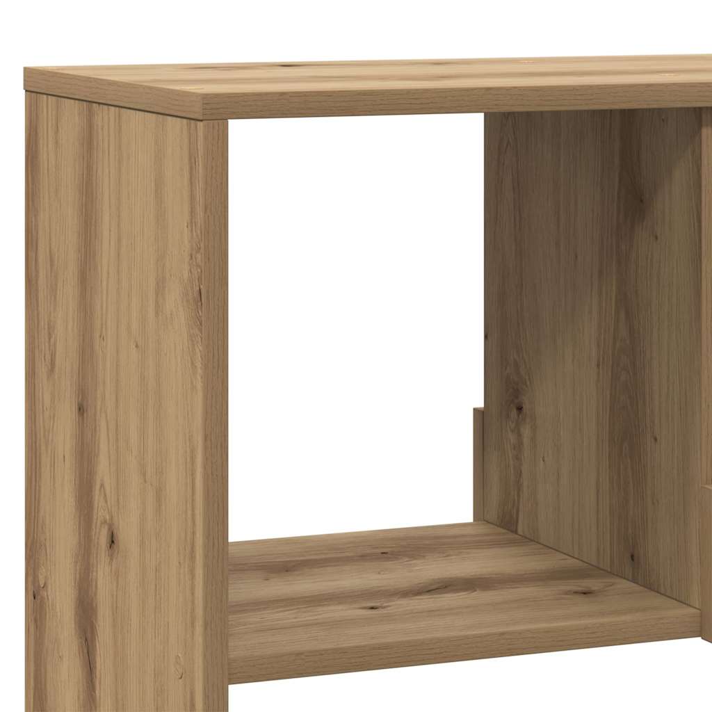 vidaXL Regał, dąb artisian, 100x33x187,5 cm, materiał drewnopochodny