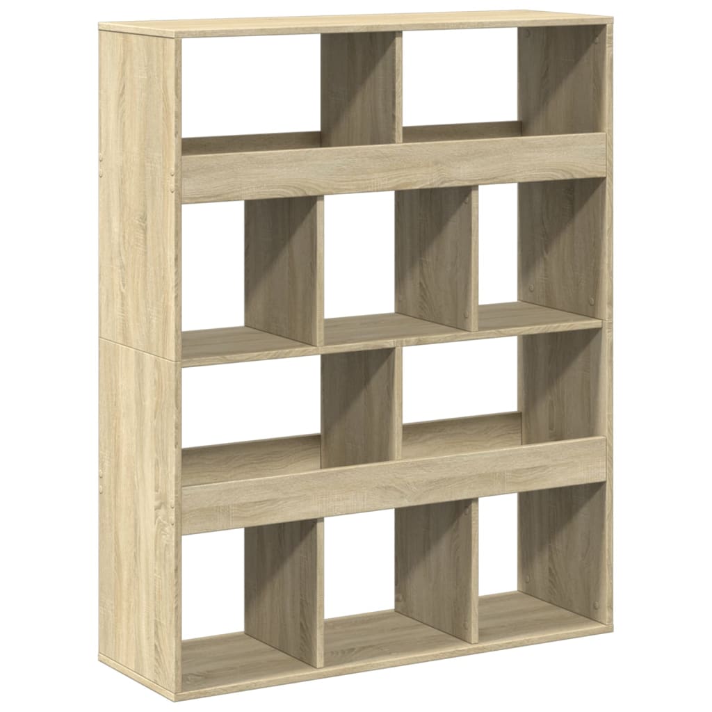 vidaXL Regał, dąb sonoma, 100x33x125,5 cm, materiał drewnopochodny
