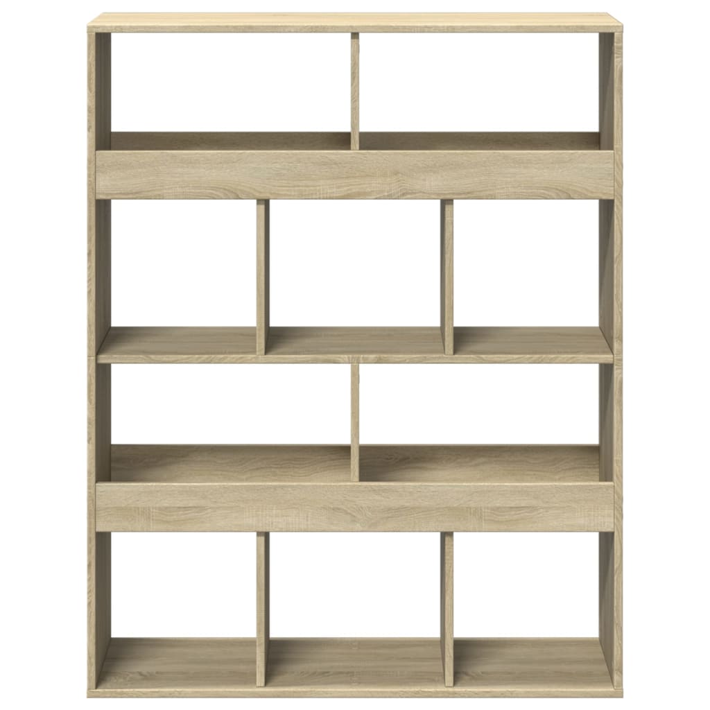 vidaXL Regał, dąb sonoma, 100x33x125,5 cm, materiał drewnopochodny