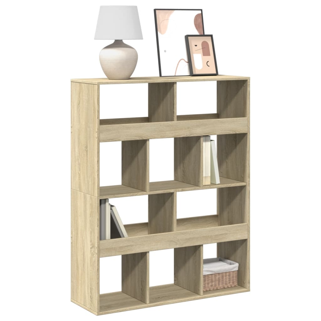 vidaXL Regał, dąb sonoma, 100x33x125,5 cm, materiał drewnopochodny