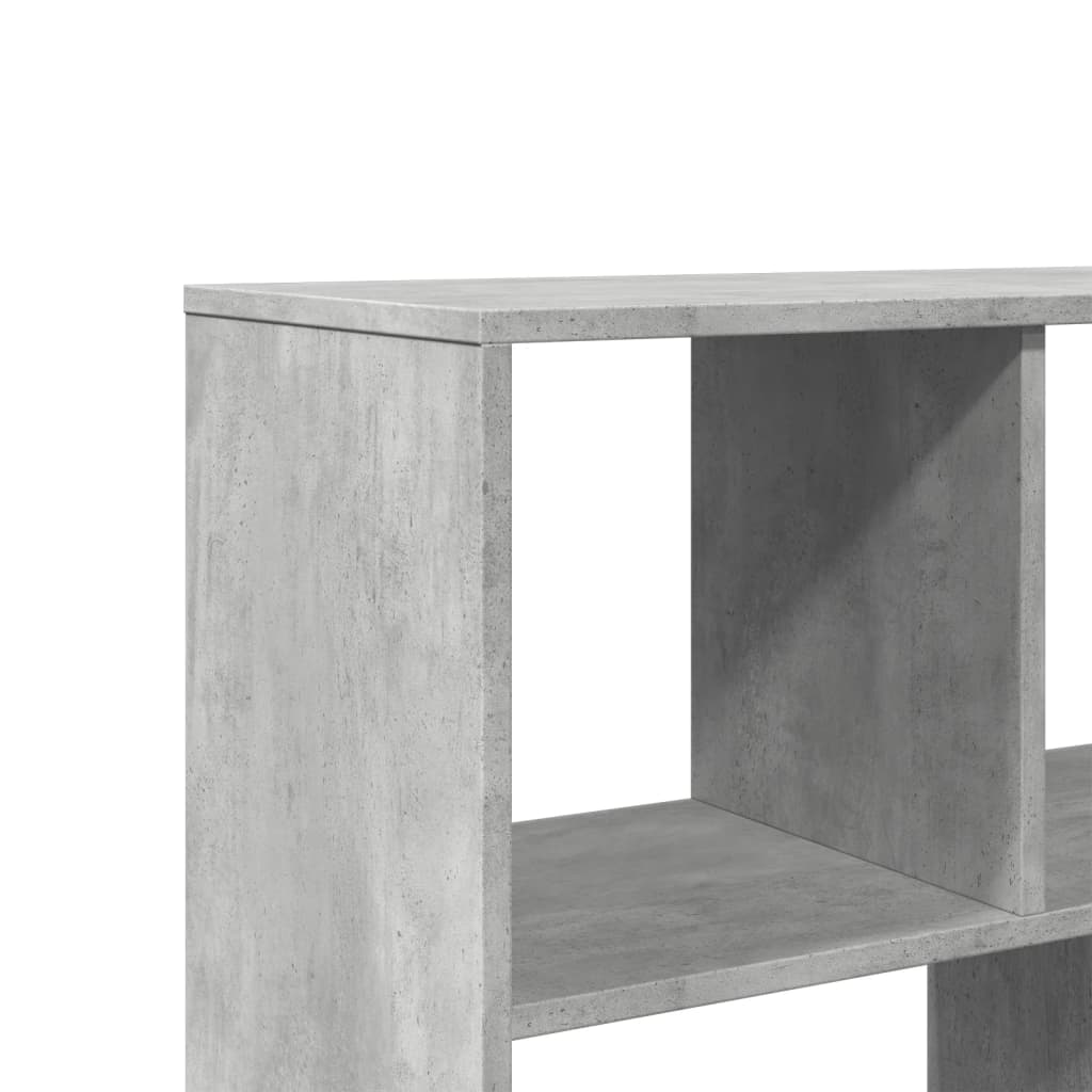 vidaXL Regał, szarość betonu, 100x33x156,5 cm, materiał drewnopochodny