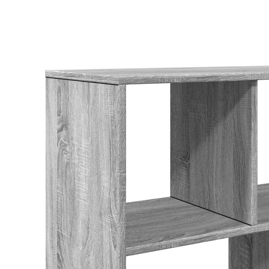 vidaXL Regał, szary dąb sonoma, 100x33x156,5cm materiał drewnopochodny