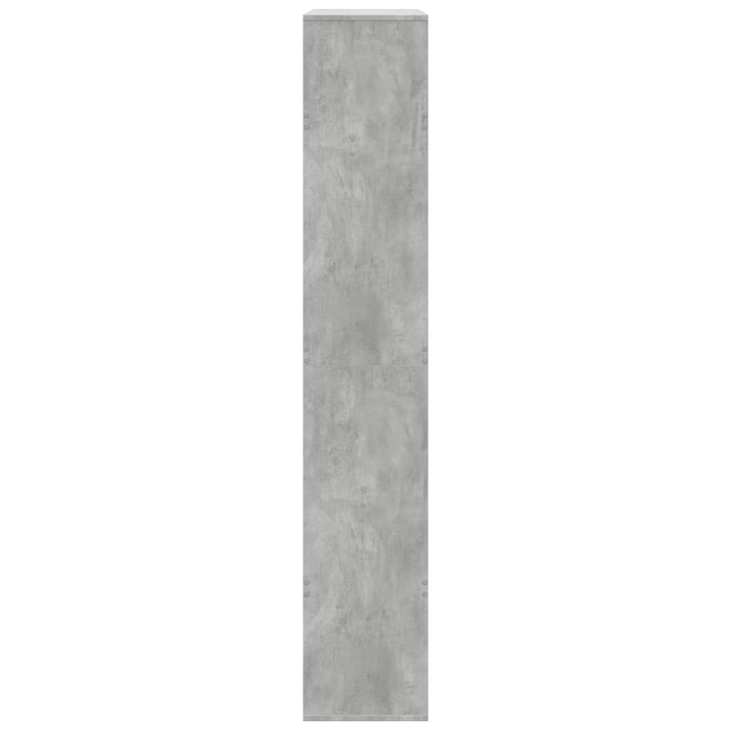 vidaXL Regał, szarość betonu, 100x33x187,5 cm, materiał drewnopochodny