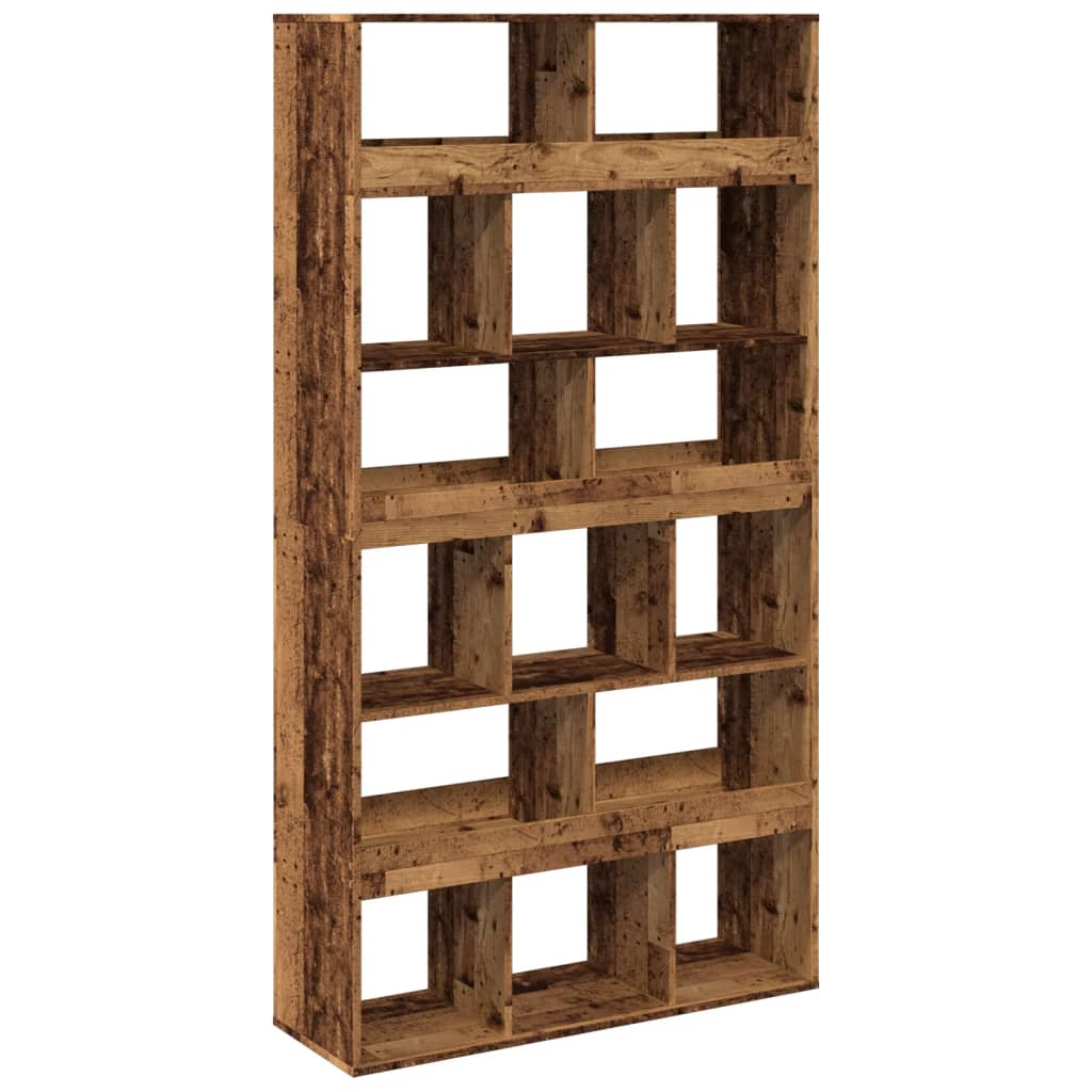 vidaXL Regał, stare drewno, 100x33x187,5 cm, materiał drewnopochodny