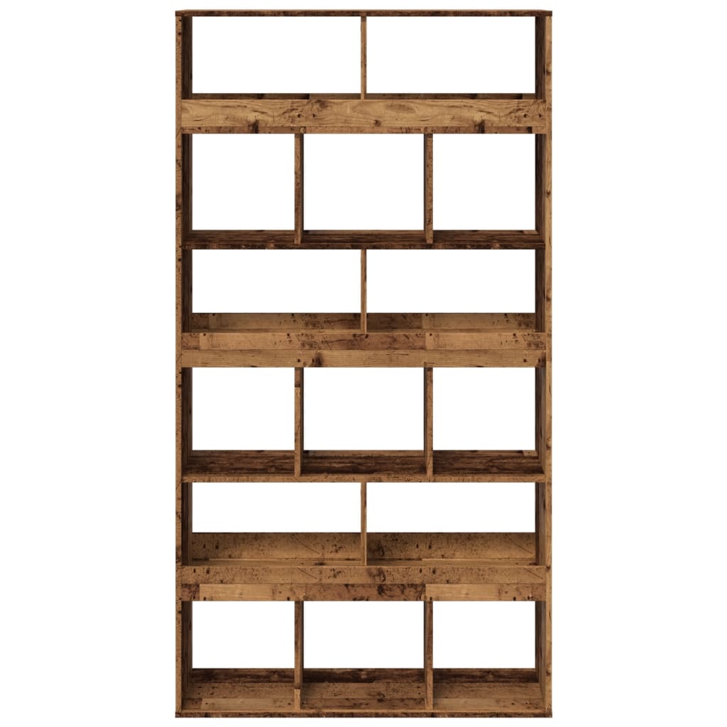 vidaXL Regał, stare drewno, 100x33x187,5 cm, materiał drewnopochodny