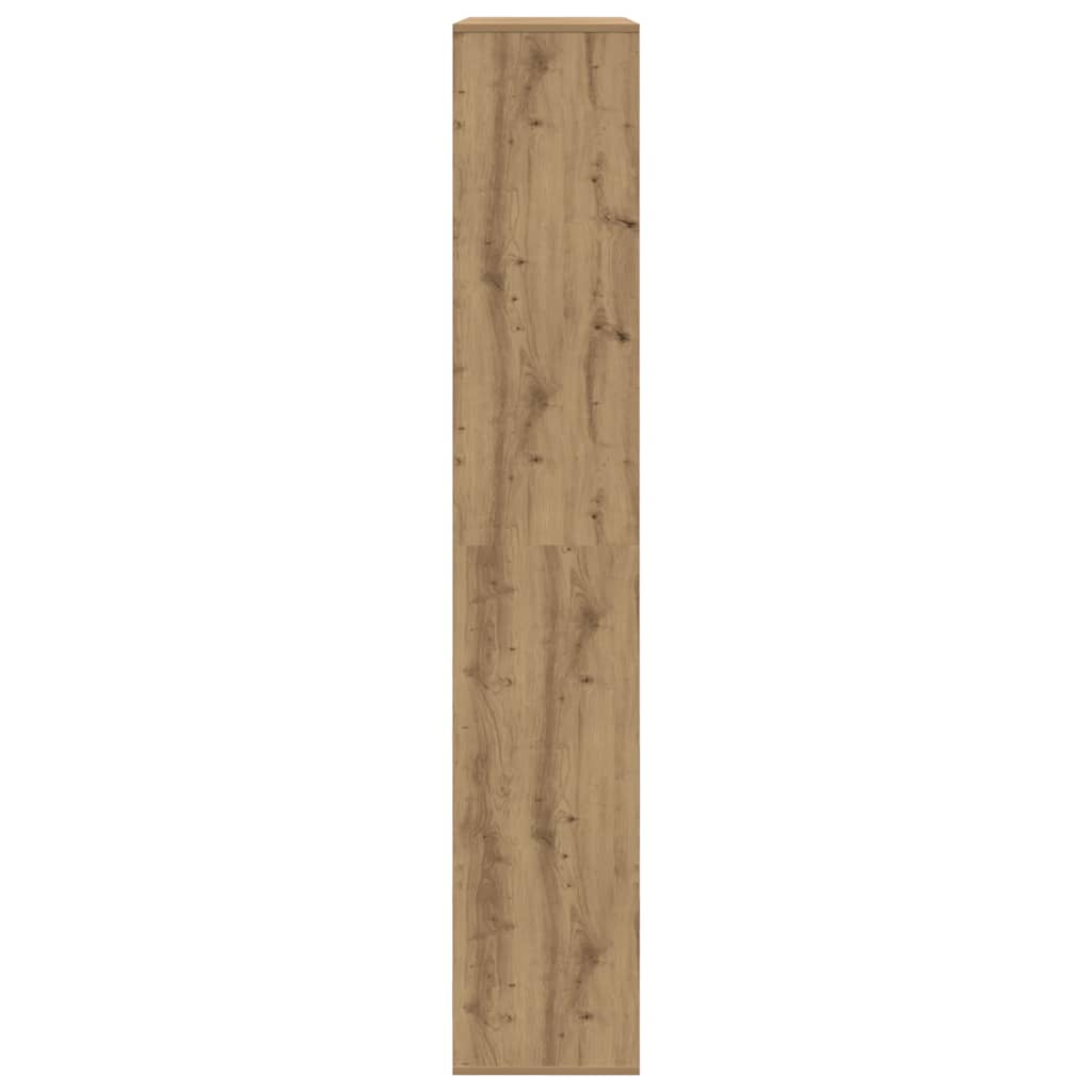 vidaXL Regał, dąb artisan, 100x33x187,5 cm, materiał drewnopochodny