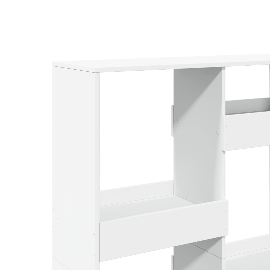 vidaXL Regał, biały, 100x33x135 cm, materiał drewnopochodny