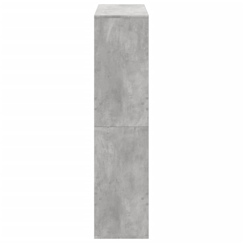 vidaXL Regał, szarość betonu, 100x33x135 cm, materiał drewnopochodny