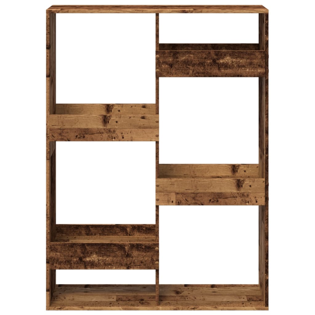 vidaXL Regał, stare drewno, 100x33x135 cm, materiał drewnopochodny