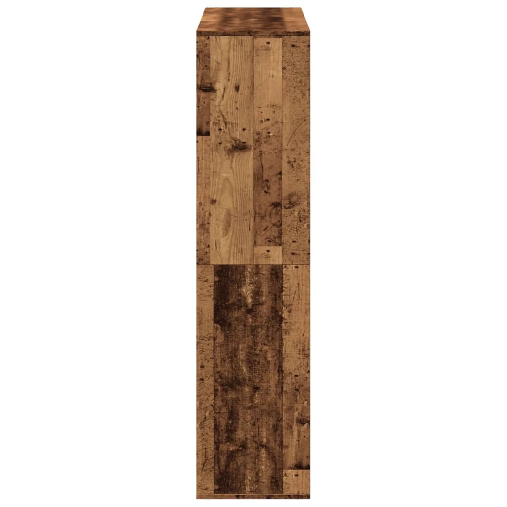 vidaXL Regał, stare drewno, 100x33x135 cm, materiał drewnopochodny