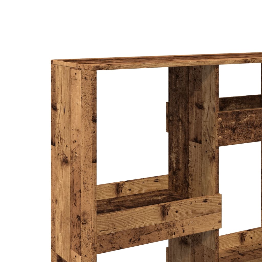 vidaXL Regał, stare drewno, 100x33x135 cm, materiał drewnopochodny