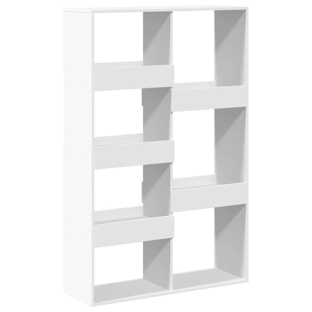 vidaXL Regał, biały, 100x33x155,5 cm, materiał drewnopochodny