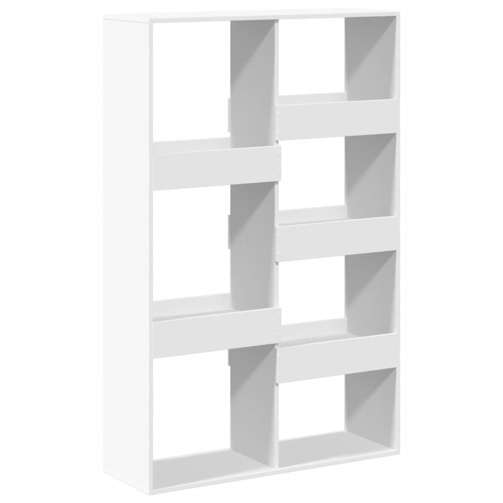 vidaXL Regał, biały, 100x33x155,5 cm, materiał drewnopochodny