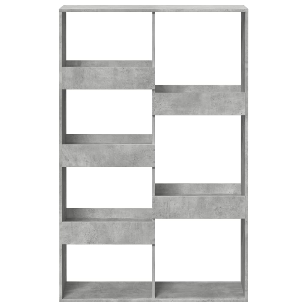 vidaXL Regał, szarość betonu, 100x33x155,5 cm, materiał drewnopochodny