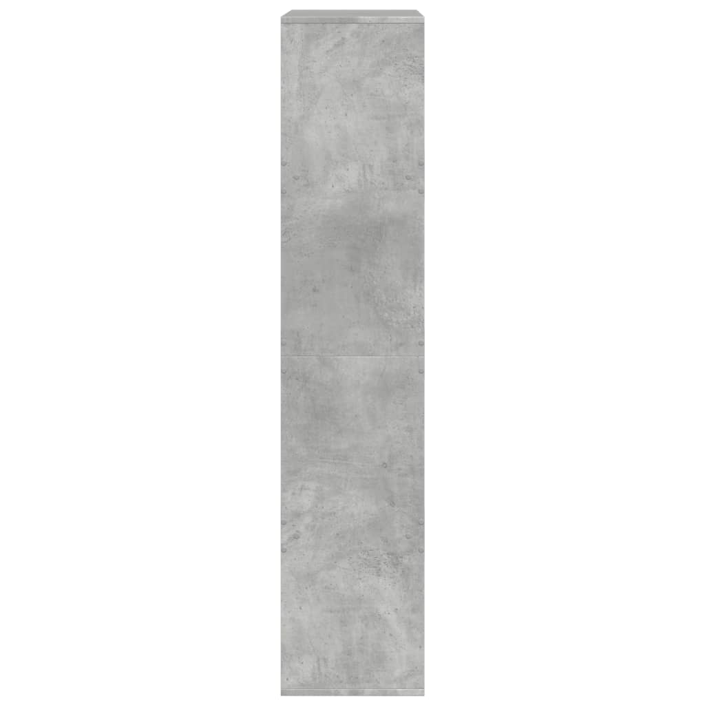 vidaXL Regał, szarość betonu, 100x33x155,5 cm, materiał drewnopochodny