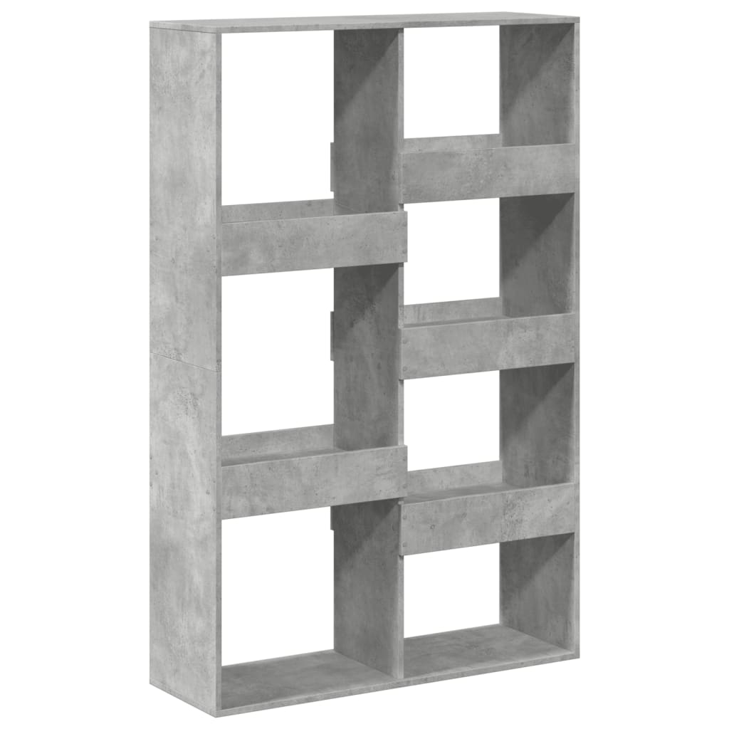 vidaXL Regał, szarość betonu, 100x33x155,5 cm, materiał drewnopochodny