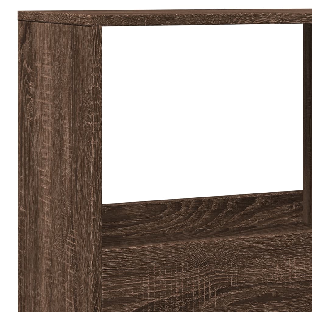 vidaXL Regał, brązowy dąb, 100x33x155,5 cm, materiał drewnopochodny
