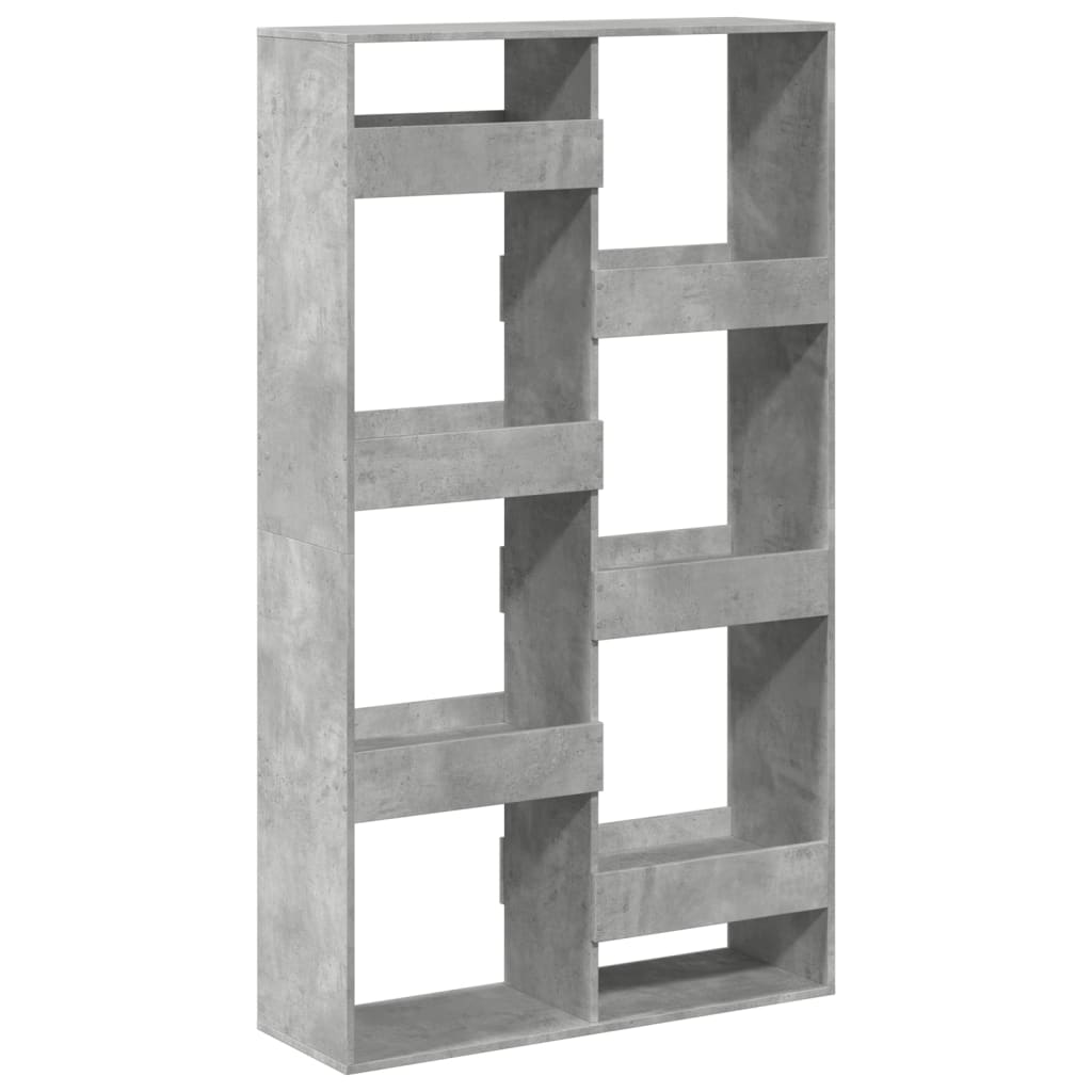 vidaXL Regał, szarość betonu, 100x33x175 cm, materiał drewnopochodny