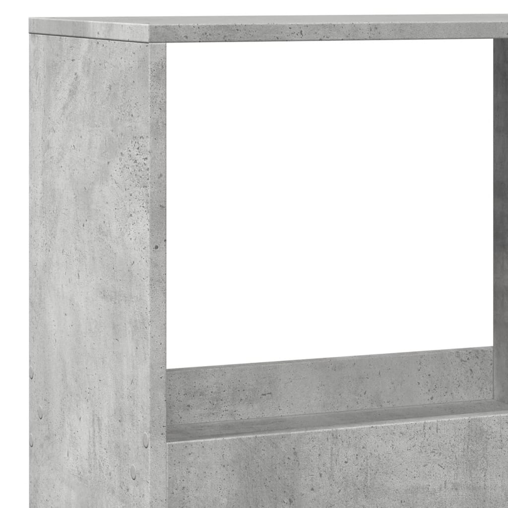 vidaXL Regał, szarość betonu, 100x33x175 cm, materiał drewnopochodny