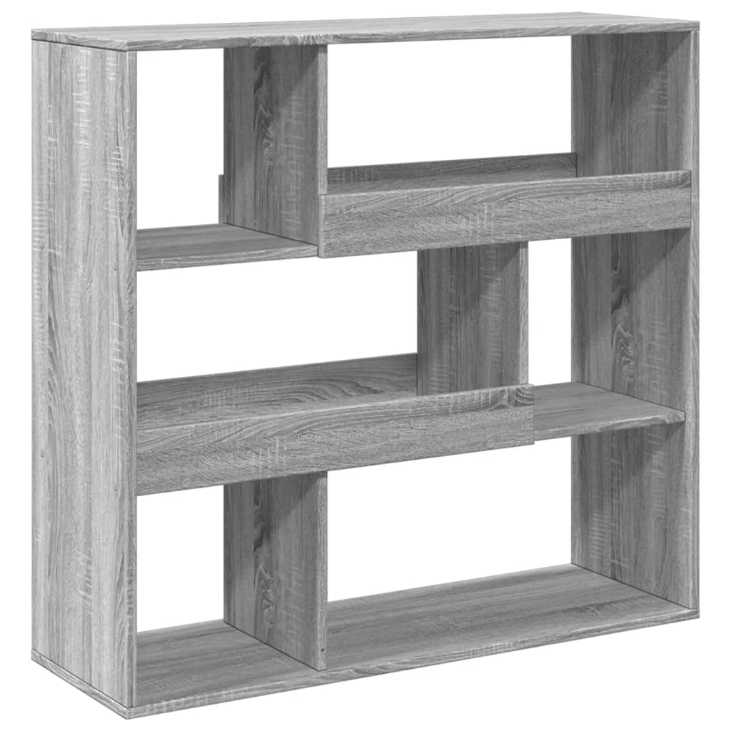 vidaXL Regał/przegroda, szary dąb sonoma, 100x33x94,5 cm