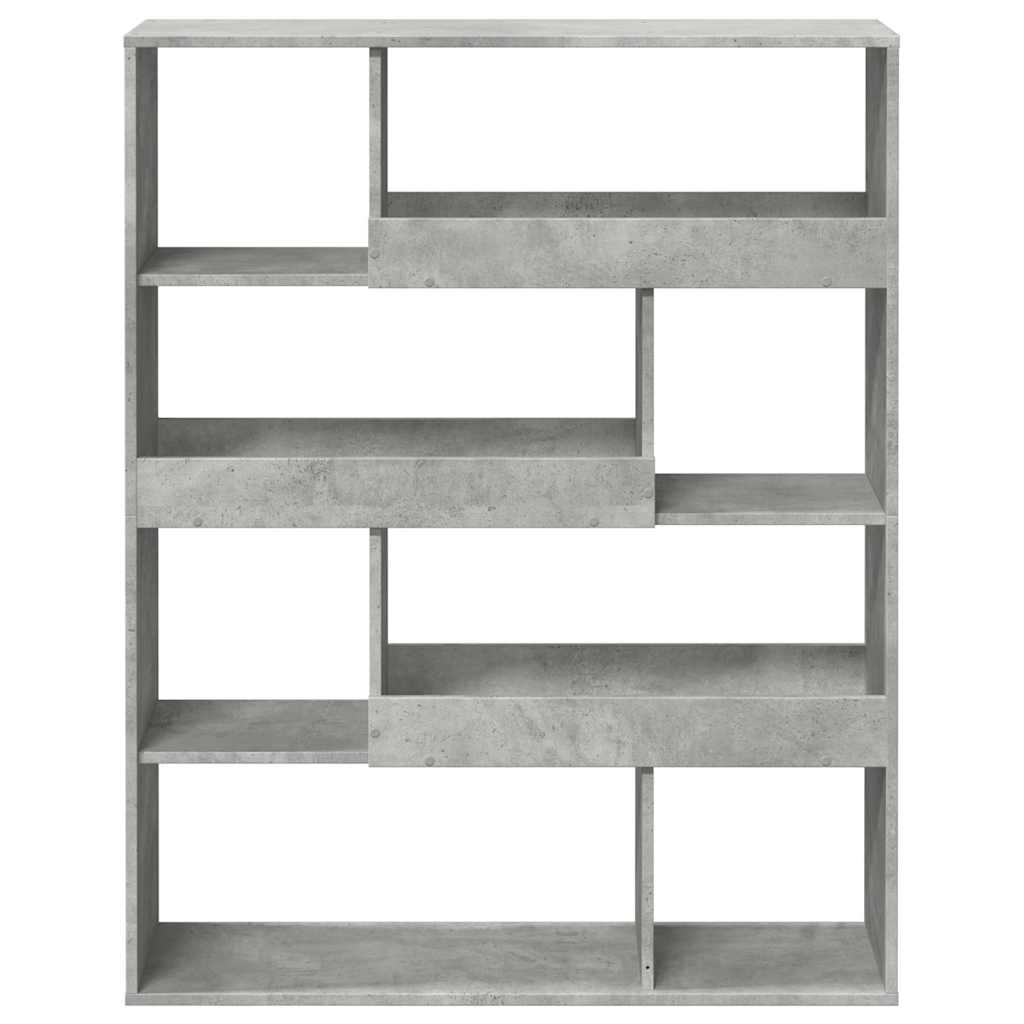 vidaXL Regał/przegroda do pokoju, szarość betonu, 100x33x125,5 cm