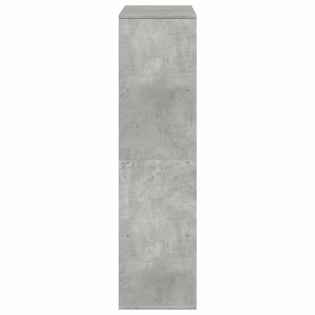 vidaXL Regał/przegroda do pokoju, szarość betonu, 100x33x125,5 cm