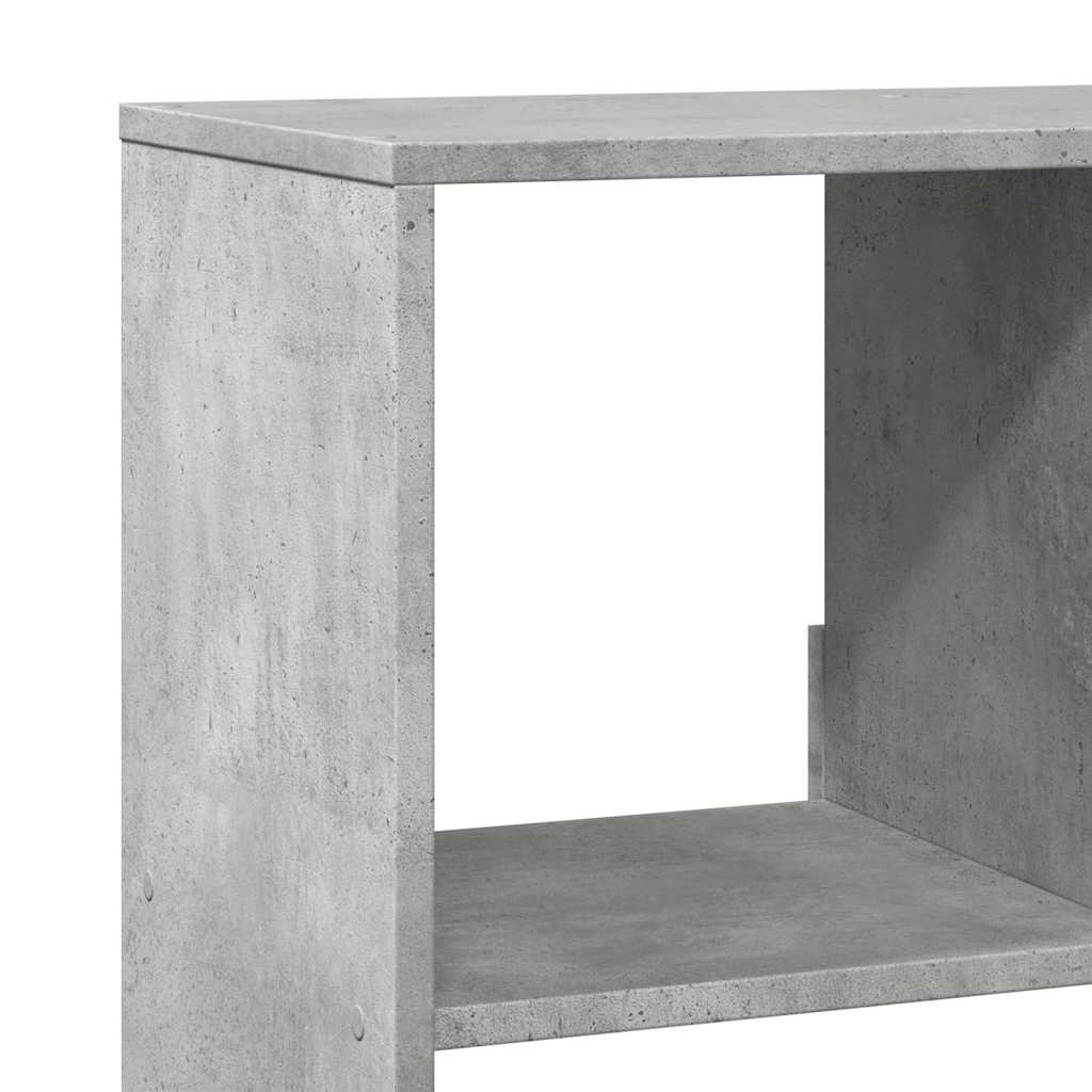 vidaXL Regał/przegroda do pokoju, szarość betonu, 100x33x125,5 cm
