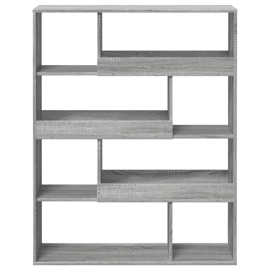 vidaXL Regał/przegroda, szary dąb sonoma, 100x33x125,5 cm