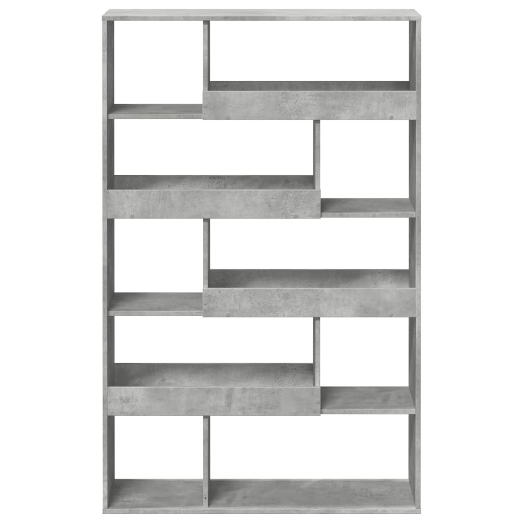 vidaXL Regał/przegroda do pokoju, szarość betonu, 100x33x156,5 cm