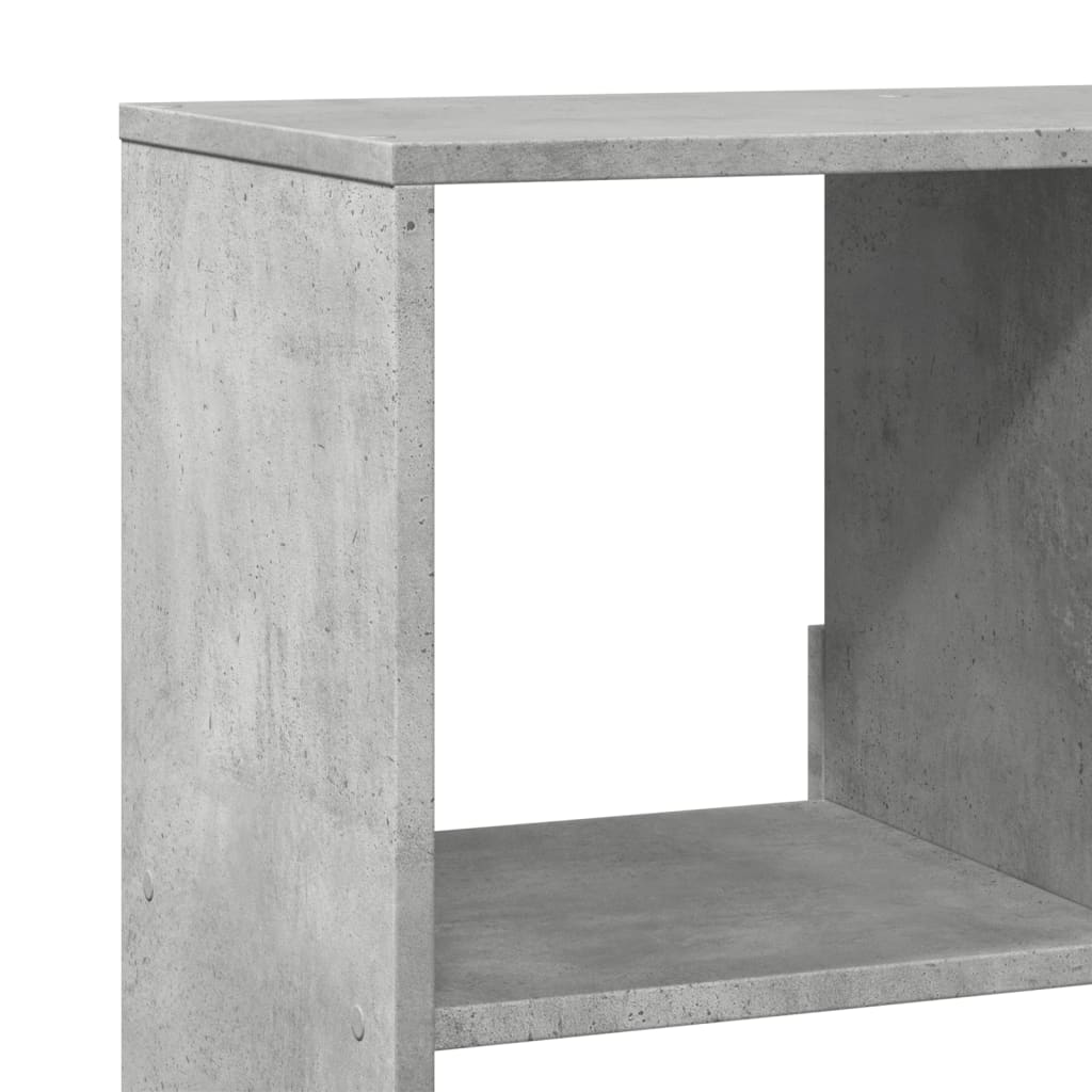 vidaXL Regał/przegroda do pokoju, szarość betonu, 100x33x156,5 cm