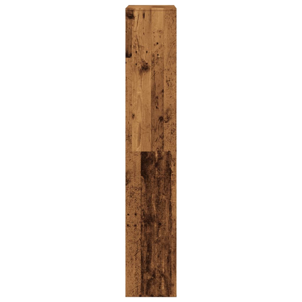 vidaXL Regał/przegroda, stare drewno, 100x33x187,5 cm