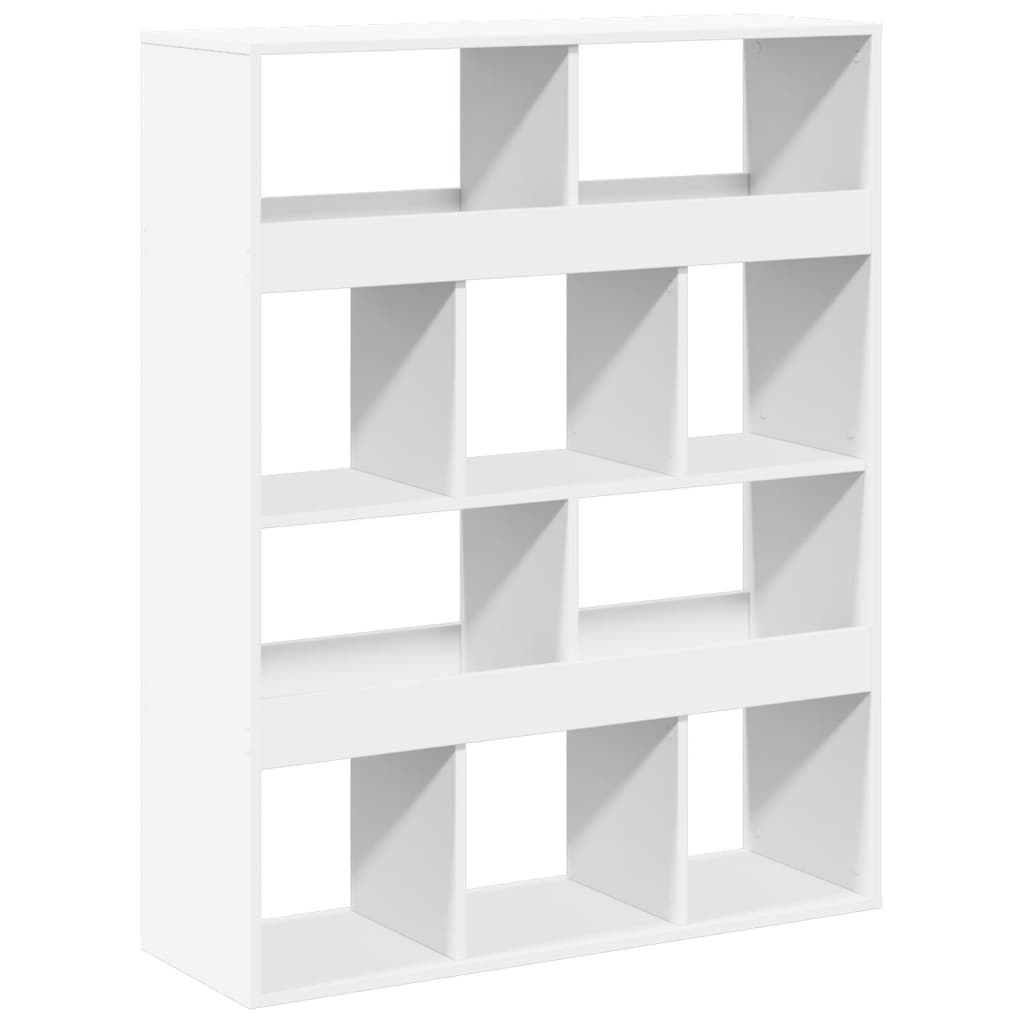vidaXL Regał/przegroda, biały, 100x33x125,5cm, materiał drewnopochodny