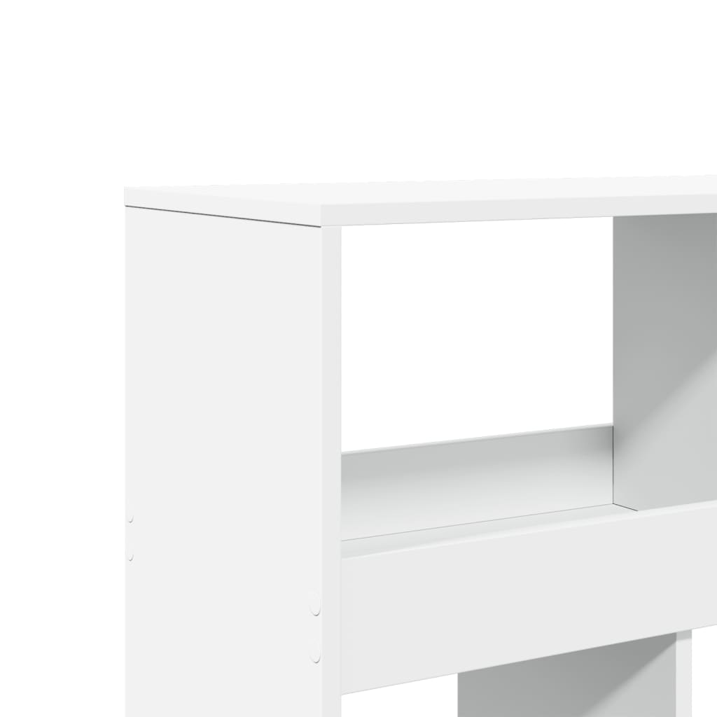 vidaXL Regał/przegroda, biały, 100x33x125,5cm, materiał drewnopochodny