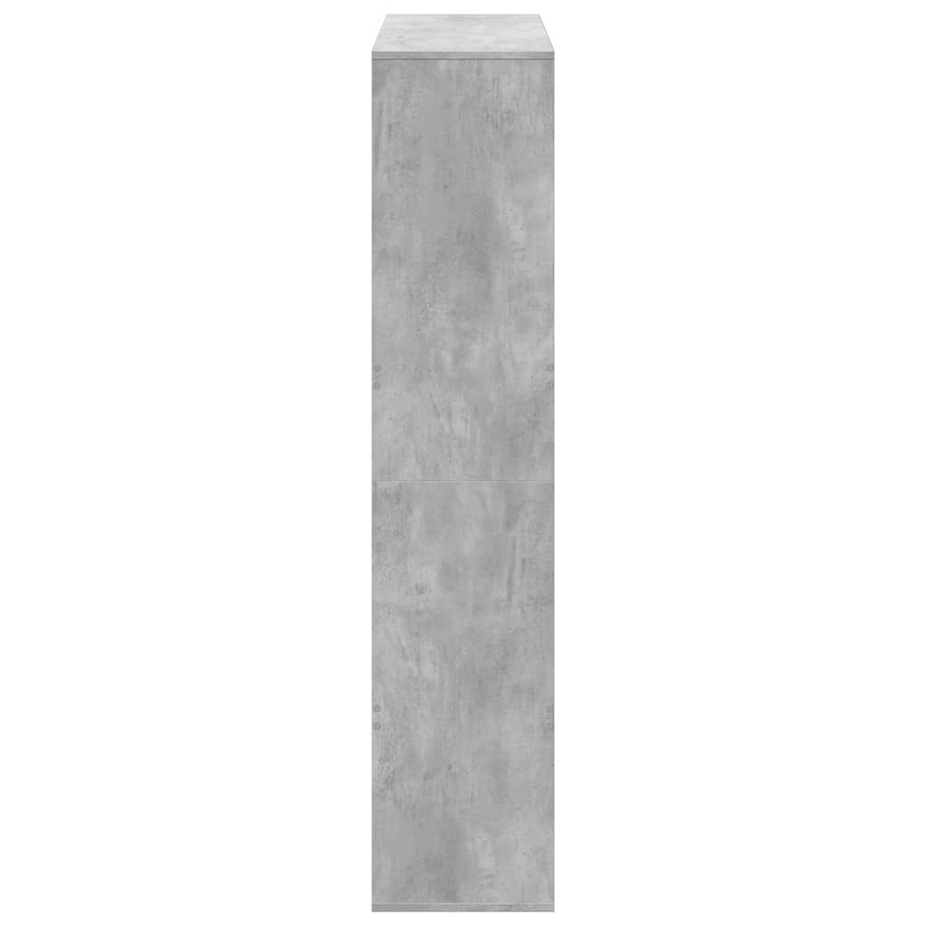 vidaXL Regał/przegroda do pokoju, szarość betonu, 100x33x156,5 cm