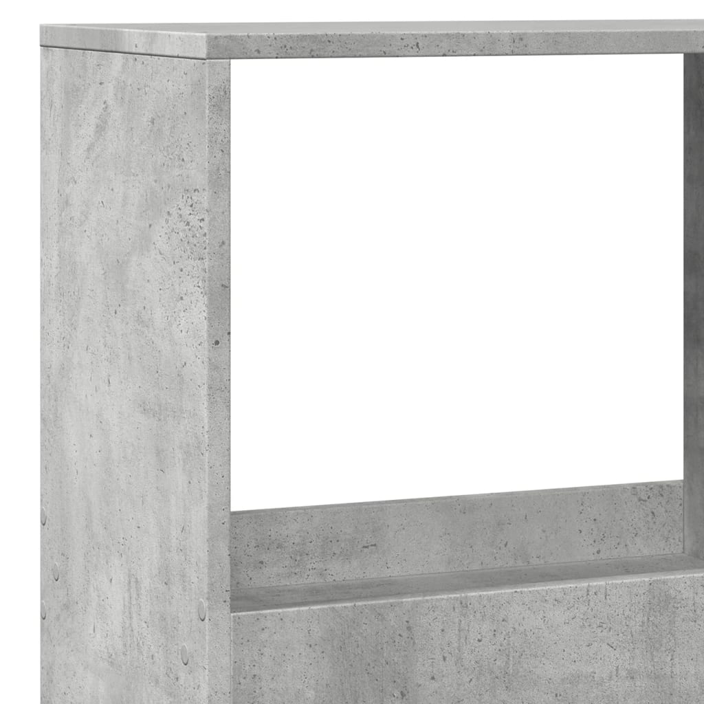 vidaXL Regał/przegroda, szarość betonu, 100x33x175 cm