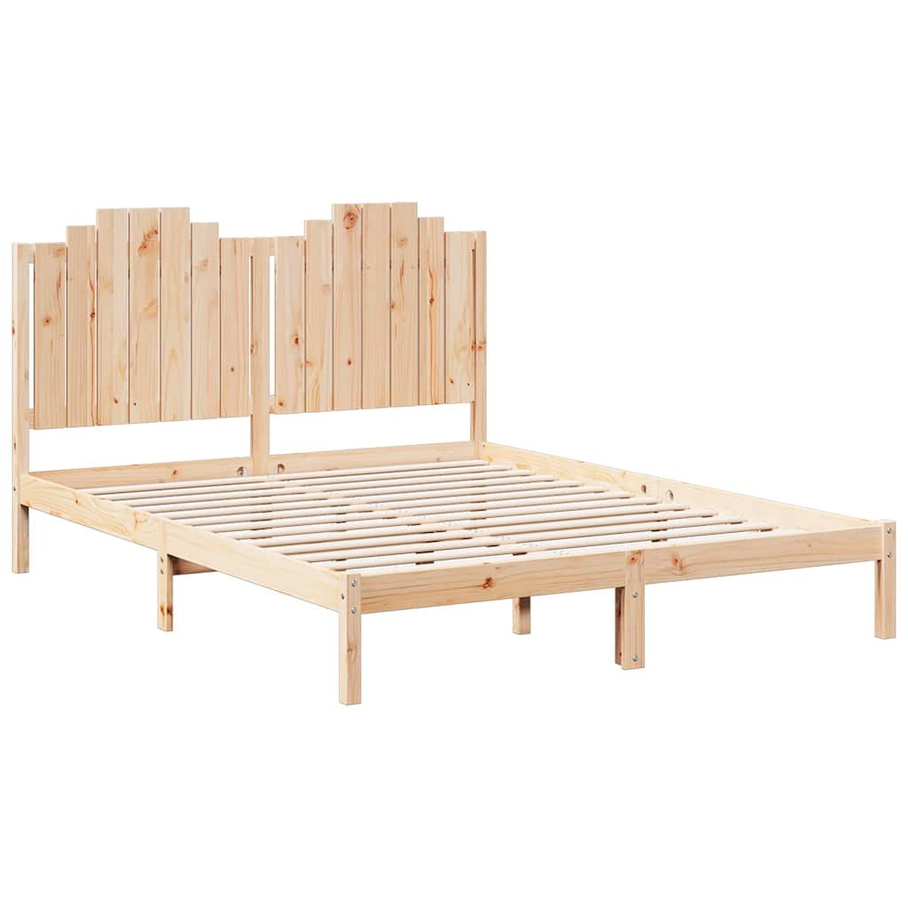 vidaXL Dłuższe łóżko bez materaca, 160x210 cm, lite drewno
