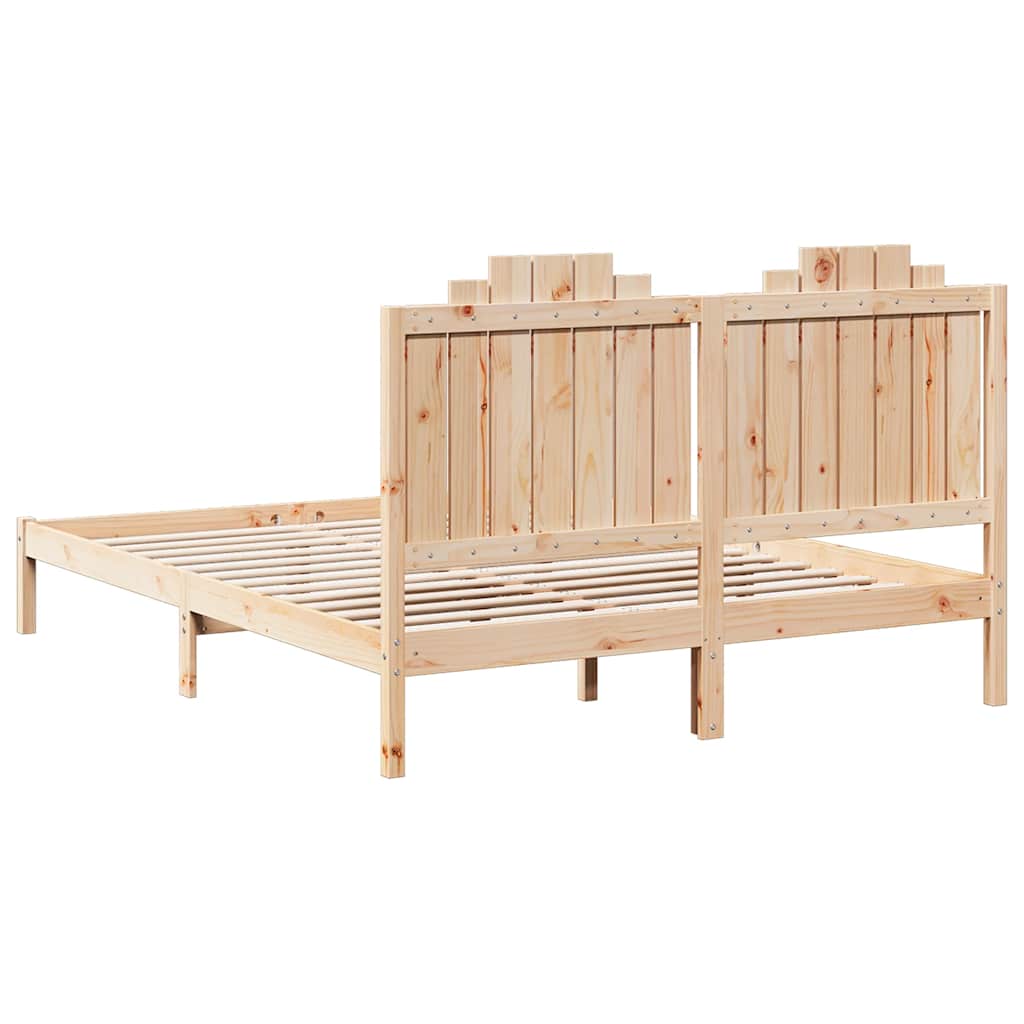 vidaXL Dłuższe łóżko bez materaca, 160x210 cm, lite drewno