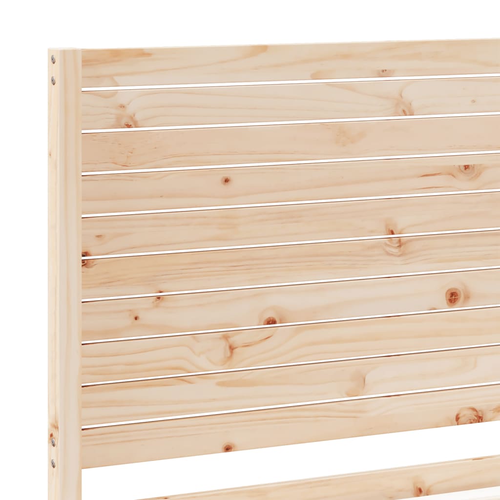 vidaXL Dłuższe łóżko bez materaca, 90x210 cm, lite drewno