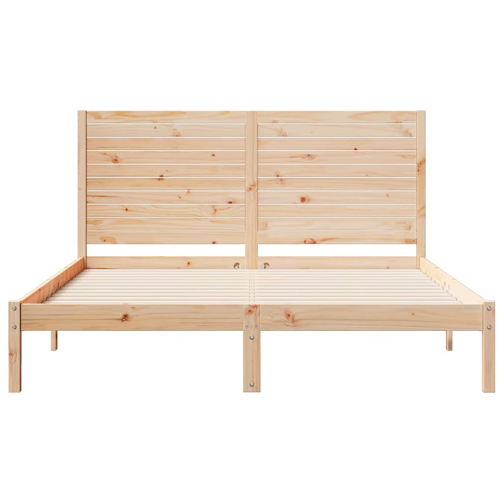 vidaXL Dłuższe łóżko bez materaca, 160x210 cm, lite drewno