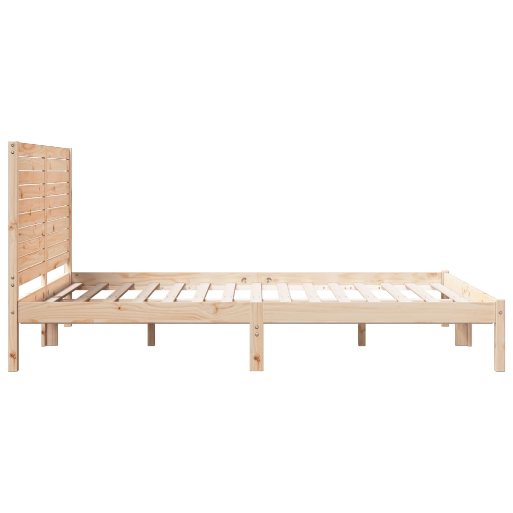 vidaXL Dłuższe łóżko bez materaca, 160x210 cm, lite drewno