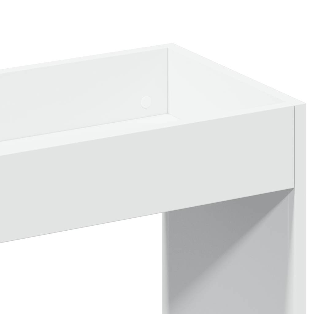 vidaXL Kredens, biały, 92x33x140 cm, materiał drewnopochodny
