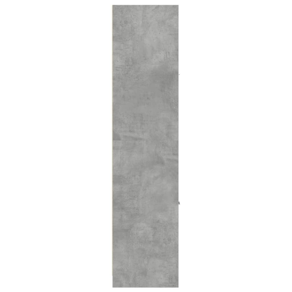 vidaXL Szafka apteczna, szarość betonu, 30x41x174,5 cm